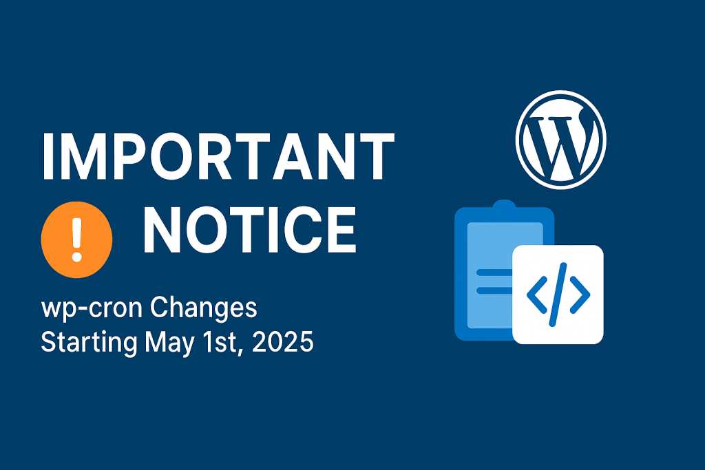 Important Notice: wp-cron Changes